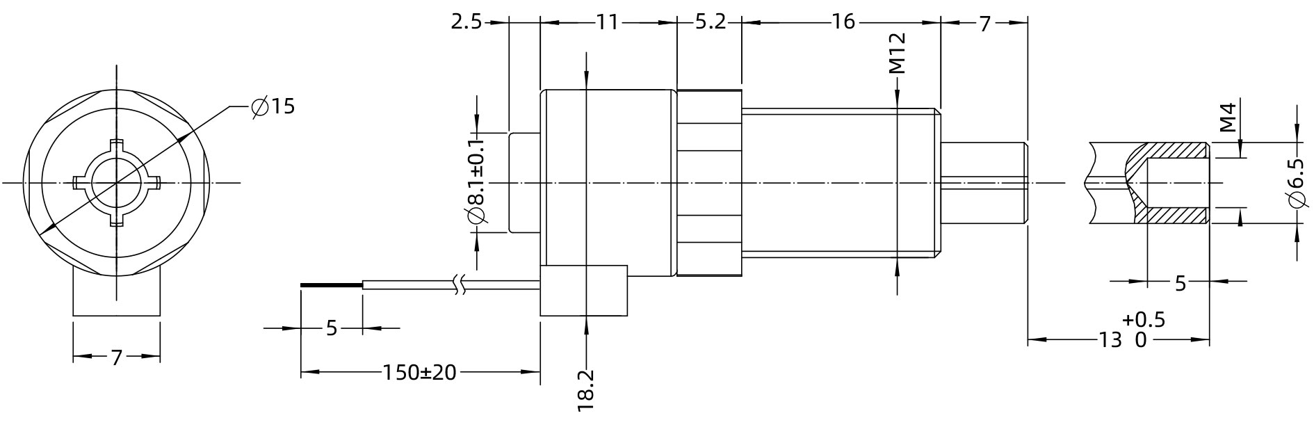 Actionneur linéaire PM Stepper captif