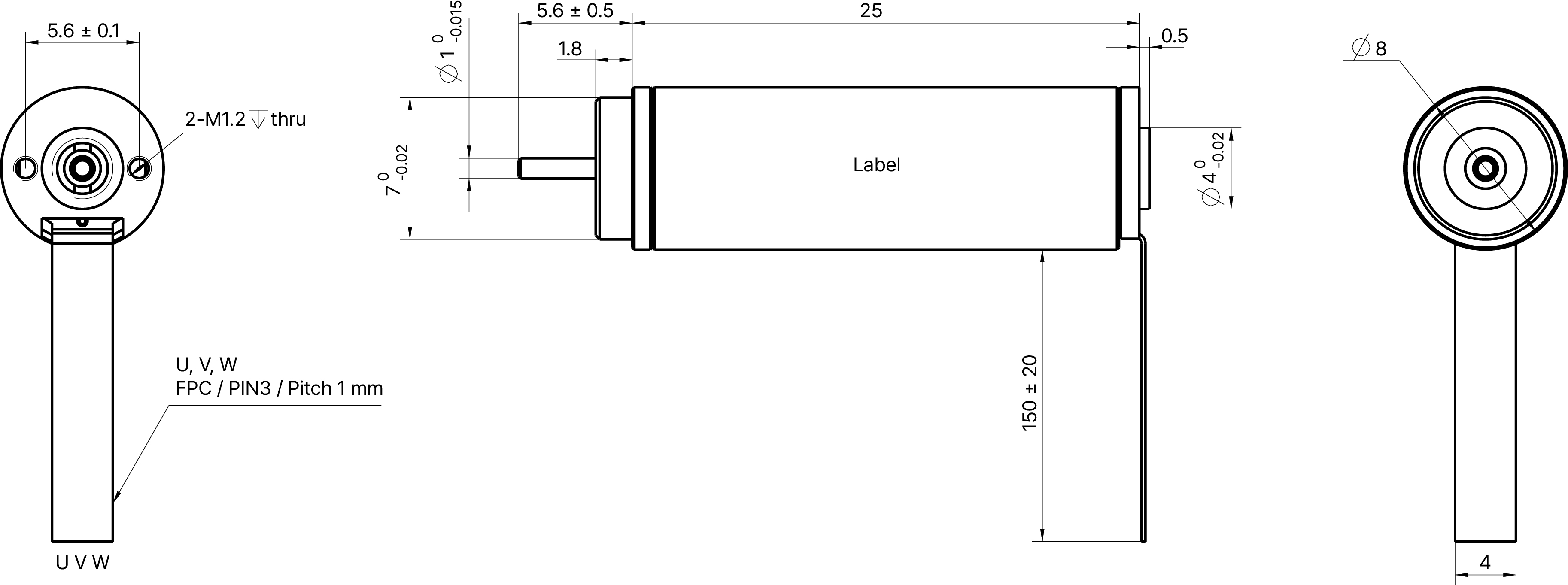 8mm Slotless BLDC image