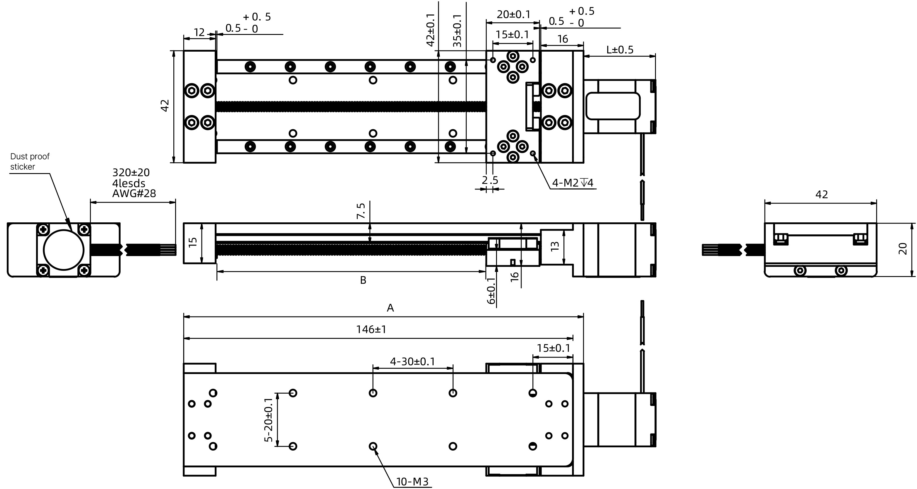 external actuator demension
